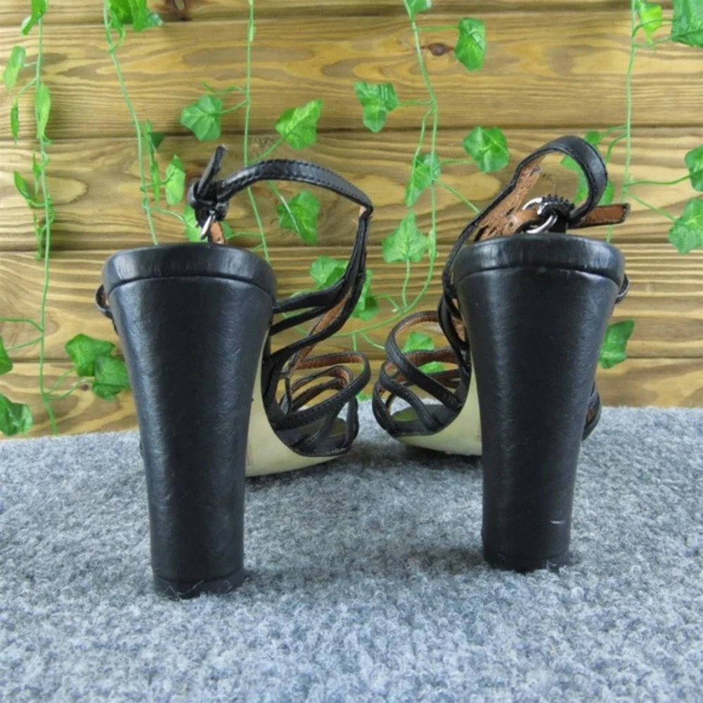 Blay Women's  Strappy Black Leather Size 36M Gently‎ Used 2025